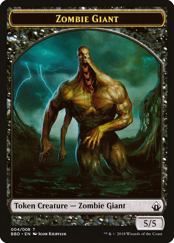 Zombie Giant [Battlebond Tokens]