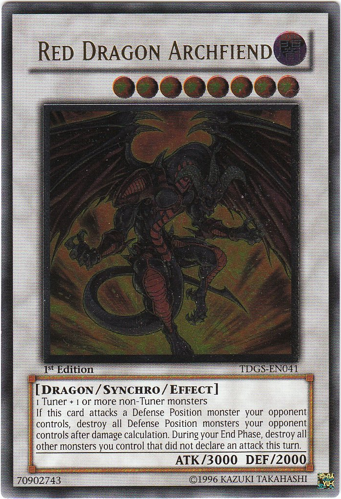 Red Dragon Archfiend [TDGS-EN041] Ultimate Rare