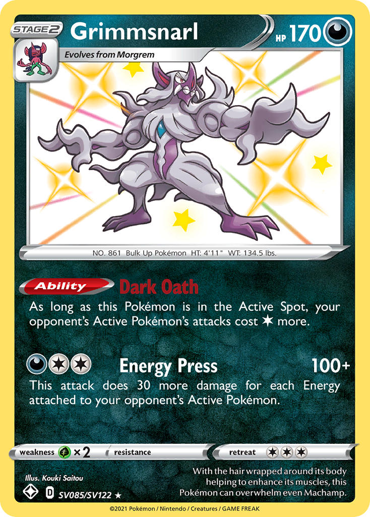 Grimmsnarl (SV085/SV122) [Sword & Shield: Shining Fates]