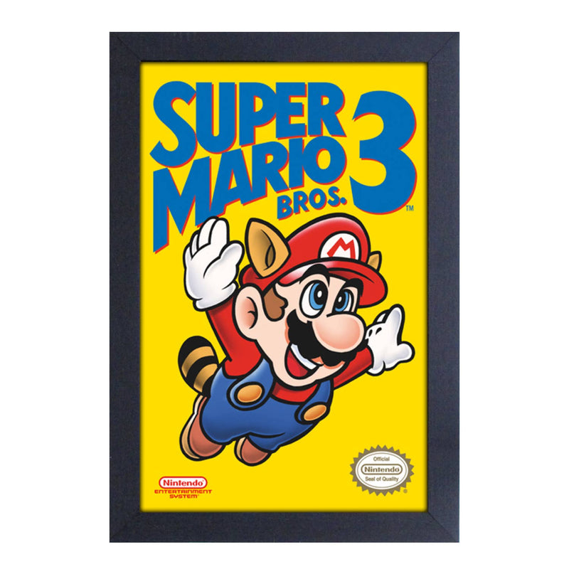 Super Mario Bros. 3 - Cover Framed Print