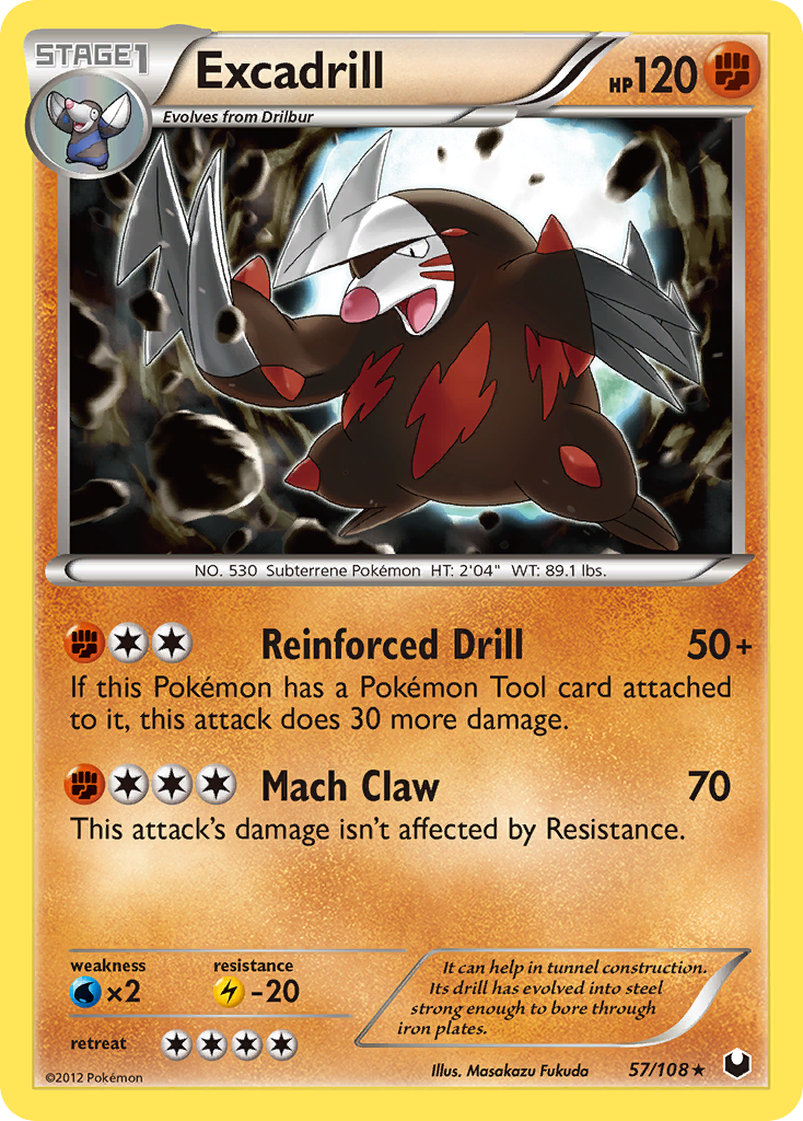 Excadrill (57/108) [Black & White: Dark Explorers]