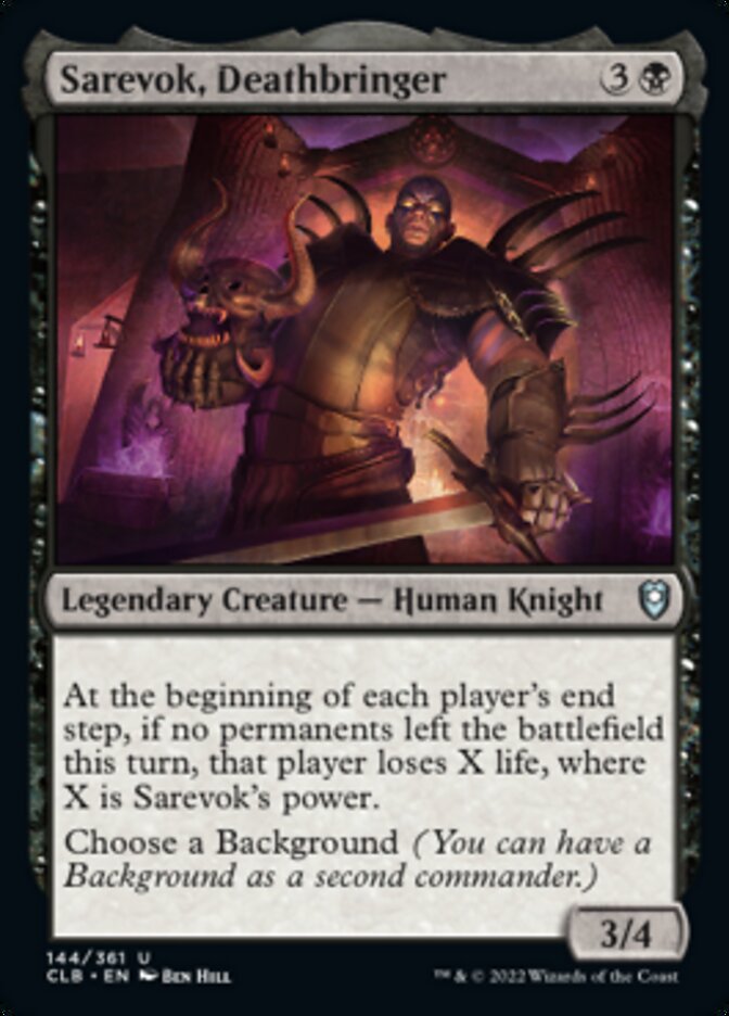 Sarevok, Deathbringer [Commander Legends: Battle for Baldur's Gate]