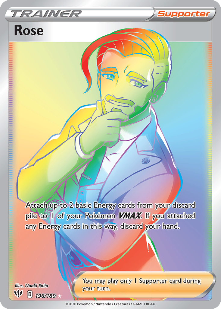 Graded: Rose (196/189) [Sword & Shield: Darkness Ablaze]